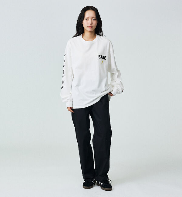 ABAHOUSE「【YOIDORE / ヨイドレ】KAMINARISAMA / 雷様 刺繍ロングT」|Tシャツ・カットソー|