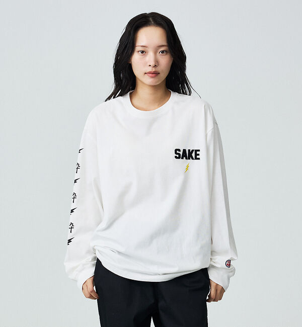 ABAHOUSE「【YOIDORE / ヨイドレ】KAMINARISAMA / 雷様 刺繍ロングT」|Tシャツ・カットソー|