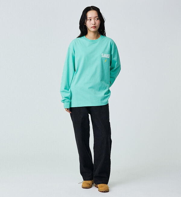 ABAHOUSE「【YOIDORE / ヨイドレ】KAMINARISAMA / 雷様 刺繍ロングT」|Tシャツ・カットソー|