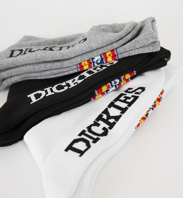ABAHOUSE「【Dickies / ディッキーズ】CDK3P3底パイルバックロゴソックス/ハイ」|ソックス|
