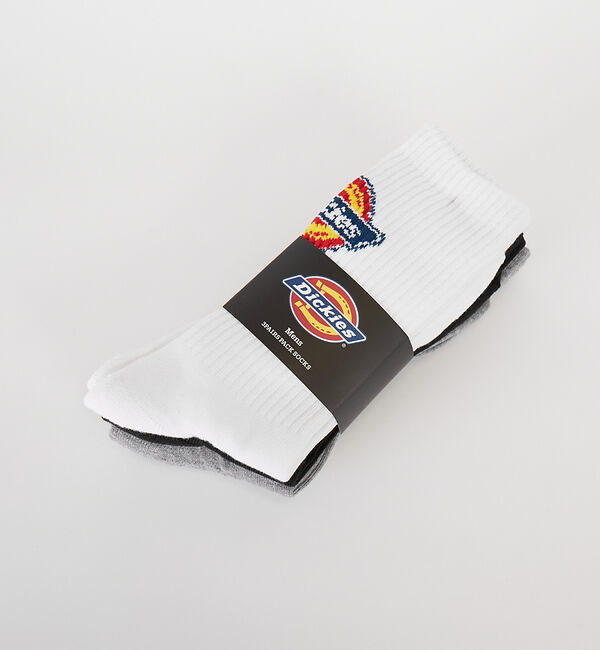 ABAHOUSE「【Dickies / ディッキーズ】CDK3P3底パイルバックロゴソックス/ハイ」|ソックス|