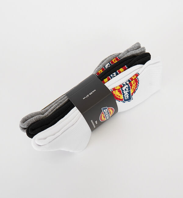 ABAHOUSE「【Dickies / ディッキーズ】CDK3P3底パイルバックロゴソックス/ハイ」|ソックス|
