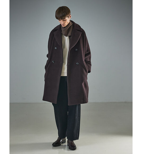 ABAHOUSE「ウール&times;カシミヤ フリンジ マフラー / ON・OFF兼用」|マフラー|