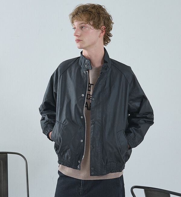 ABAHOUSE「【Barbour / バブアー】TRANSPORT / トランスポート スタンド」|ブルゾン・スタジャン|ブラック