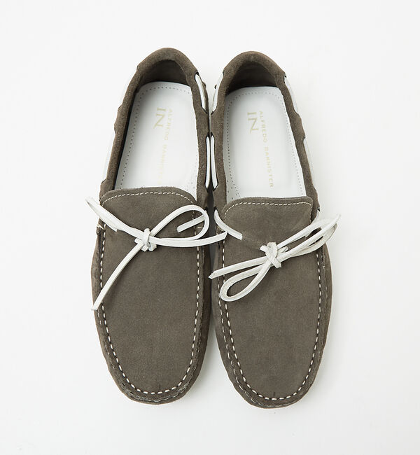 alfredoBANNISTER「ドライビングデッキシューズ」|モカシン|