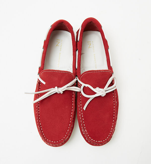 alfredoBANNISTER「ドライビングデッキシューズ」|モカシン|