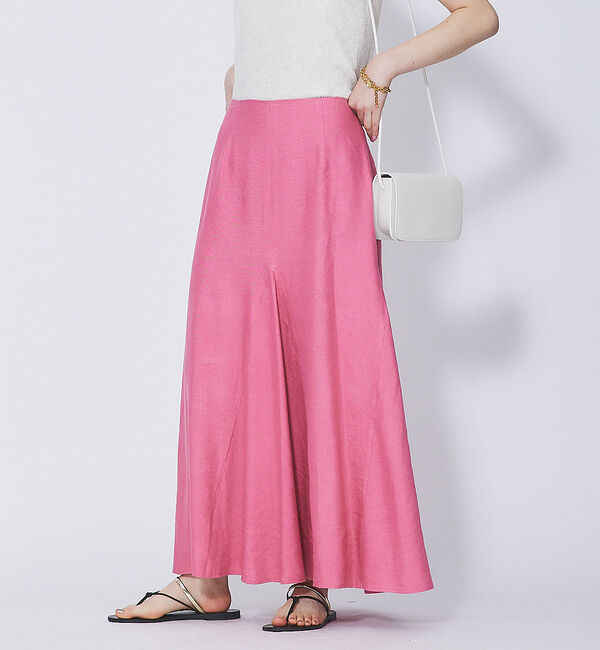 Rouge vif「レーヨンリネンフレアスカート」|スカート|