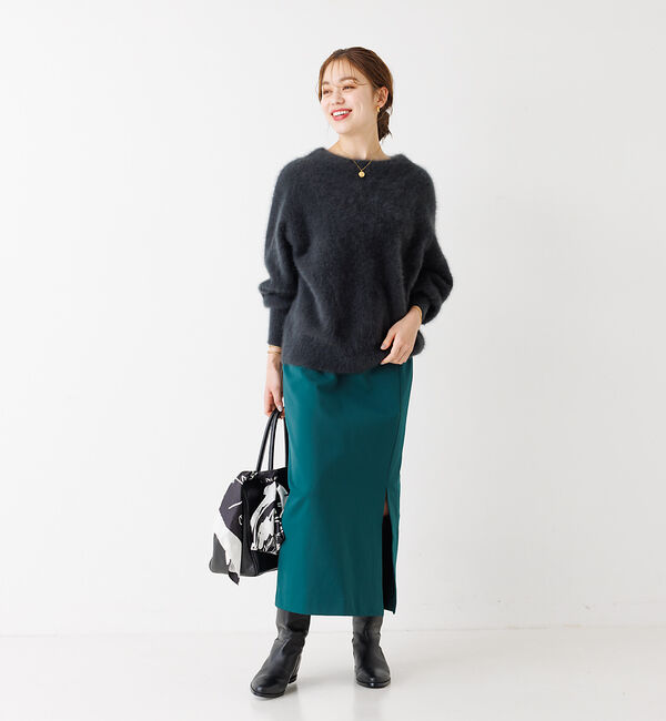 Rouge vif「ストレッチ タイトスリットスカート」|スカート|