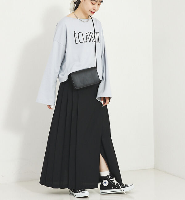 Rouge vif「【セットアップ対応】ラッププリーツボタンスカート」|スカート|