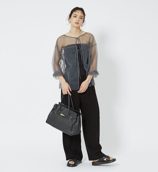 Rouge vif「2WAYチュールシアーブラウス」|シャツ・ブラウス|