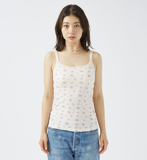 Rouge vif「【JEMORGAN/ジェーイーモーガン】花柄 カップ付キャミソール / TCワッ」|キャミソール|