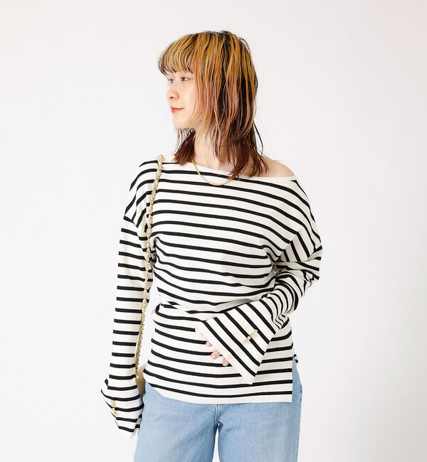 Rouge vif「総針フレアスリーブプルオーバー」|ニット・セーター|