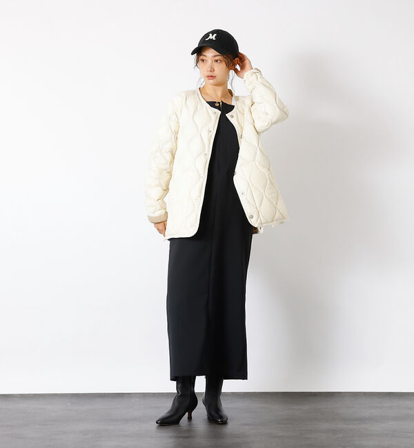 Rouge vif「【TAION / タイオン】ミリタリー クルーネック ダウンジャケット / ソフ」|ダウン|