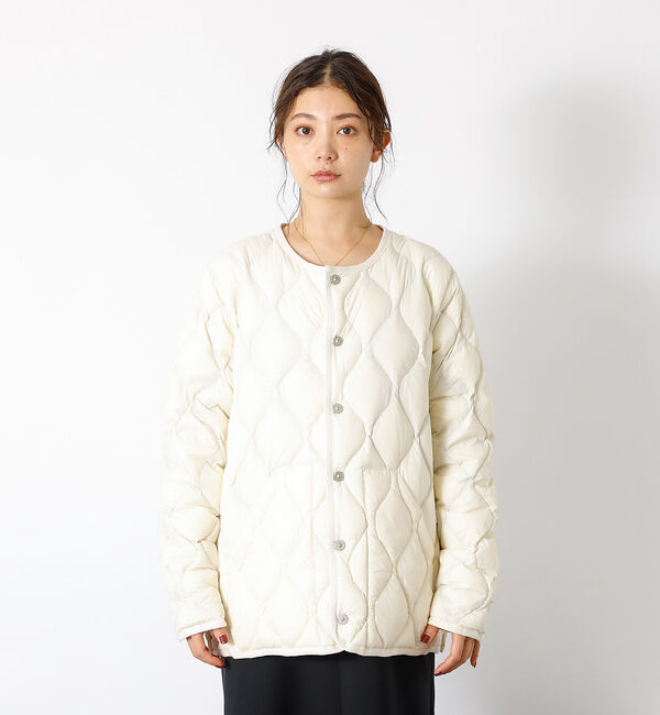 Rouge vif「【TAION / タイオン】ミリタリー クルーネック ダウンジャケット / ソフ」|ダウン|