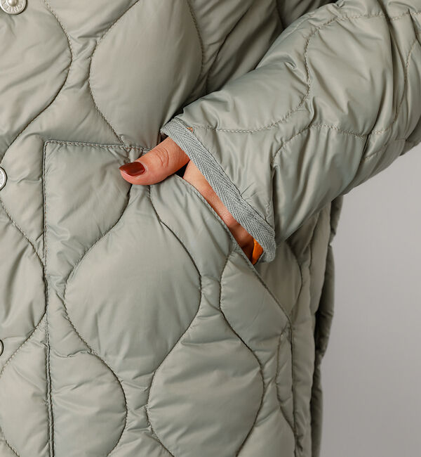 Rouge vif「【TAION / タイオン】ミリタリー クルーネック ダウンジャケット / ソフ」|ダウン|