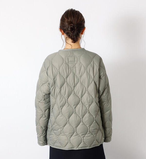 Rouge vif「【TAION / タイオン】ミリタリー クルーネック ダウンジャケット / ソフ」|ダウン|