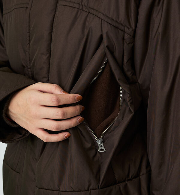 Rouge vif「【Le Melange/ル・メランジュ】モンスターパーカー / スタンドカラーコ」|ダウン|