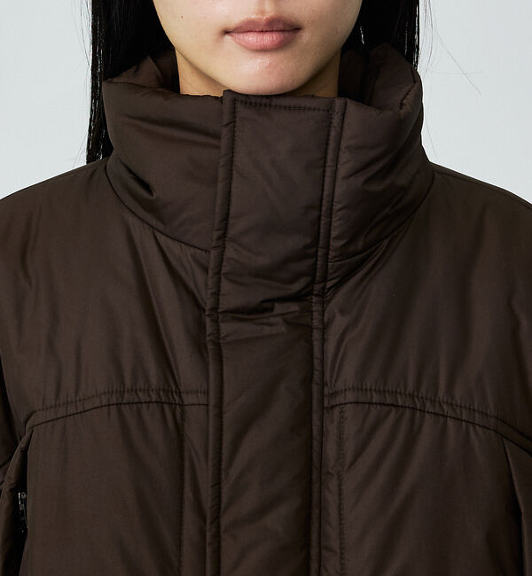 Rouge vif「【Le Melange/ル・メランジュ】モンスターパーカー / スタンドカラーコ」|ダウン|