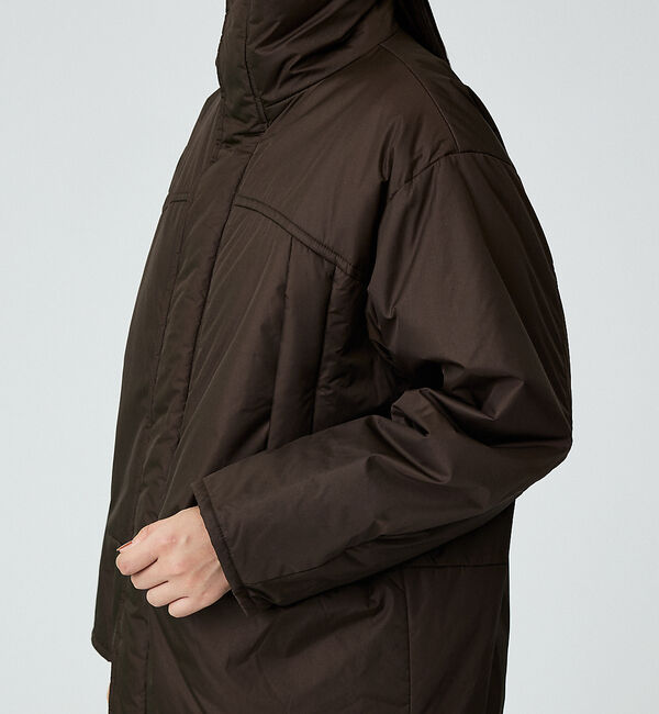 Rouge vif「【Le Melange/ル・メランジュ】モンスターパーカー / スタンドカラーコ」|ダウン|