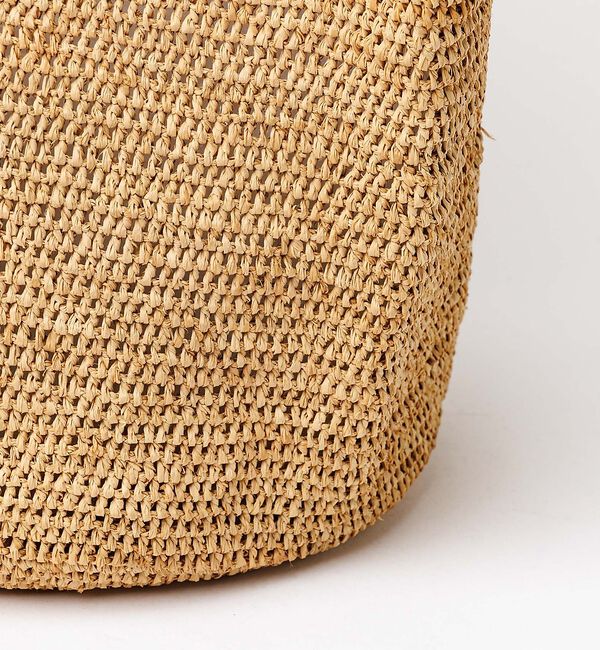 Rouge vif「【MADE IN MADA /メイドインマダ】ALICE MM BAG：ラフィア」|かごバッグ|