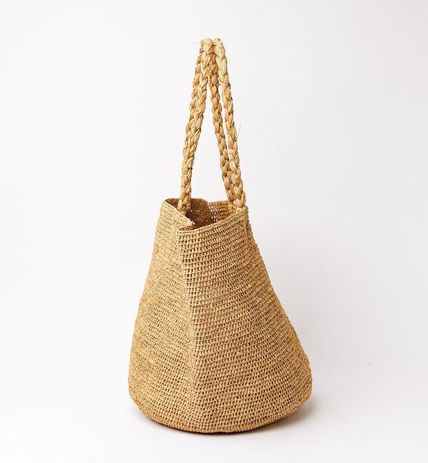 Rouge vif「【MADE IN MADA /メイドインマダ】ALICE MM BAG：ラフィア」|かごバッグ|