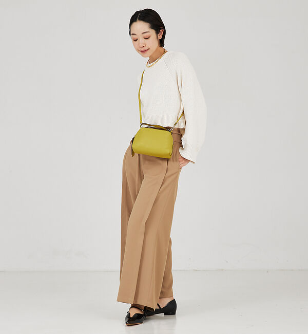 qualite「【GIANNI CHIARINI】レザーショルダーバッグ」|ショルダー・メッセンジャー|