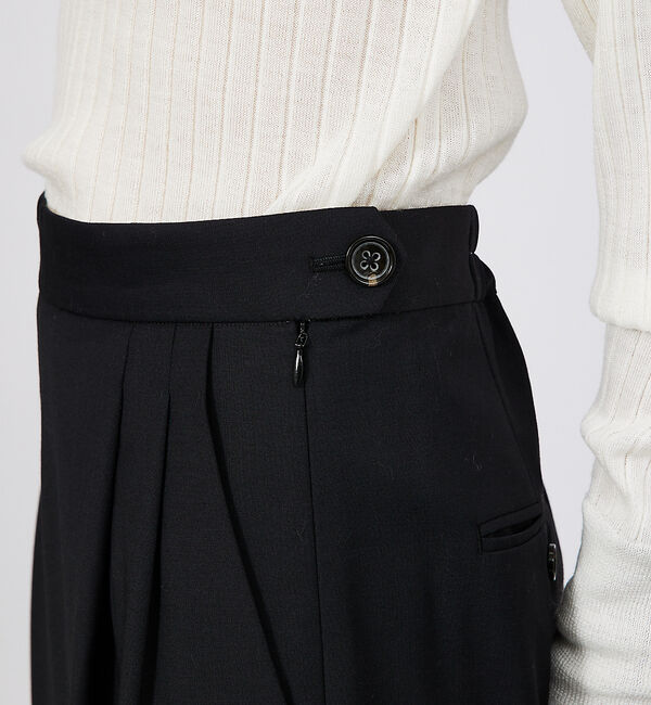qualite「【セットアップ対応】ウールトロ2タックストレートパンツ」|その他|
