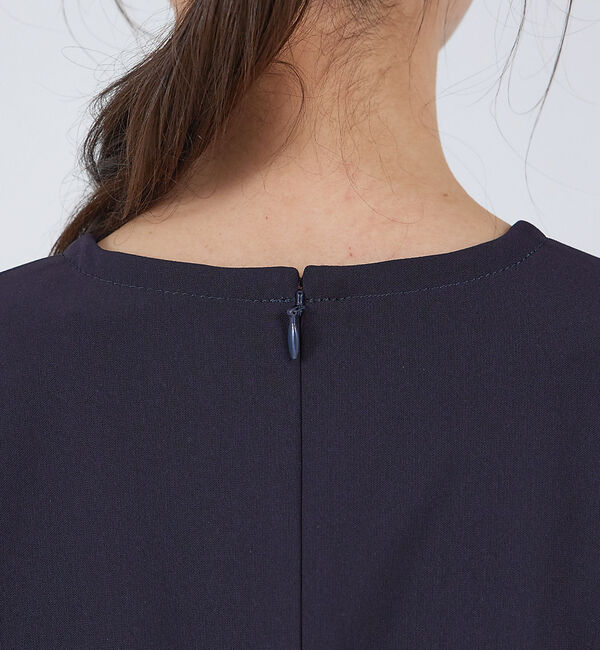 qualite「ペプラムギャザーアシメブラウス/オケージョン/セレモニー」|シャツ・ブラウス|