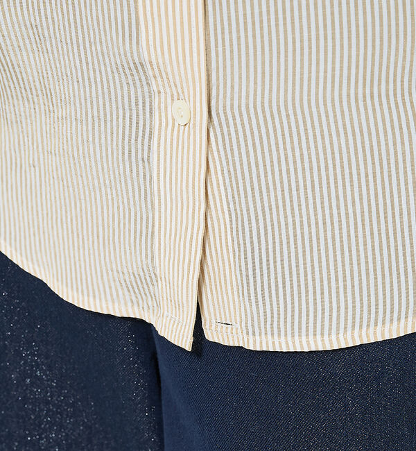 qualite「カシュクールレギュラーシャツ」|シャツ・ブラウス|