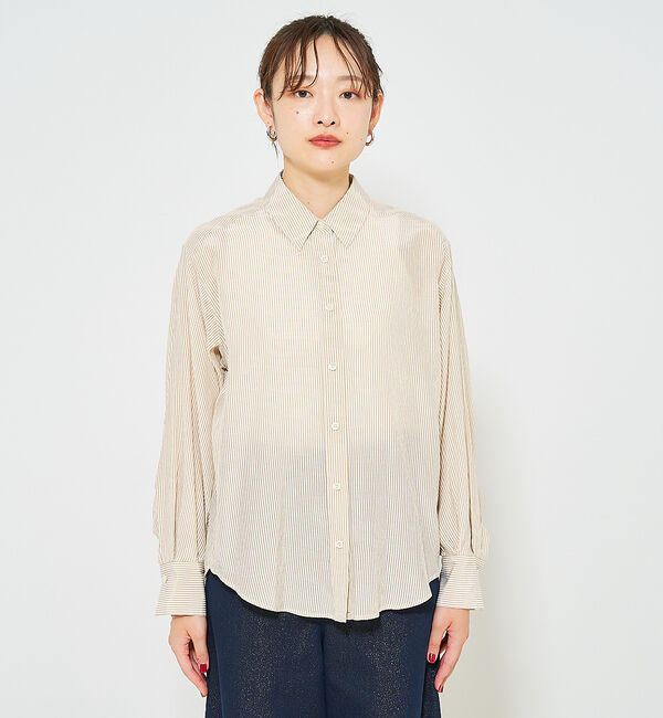 qualite「カシュクールレギュラーシャツ」|シャツ・ブラウス|