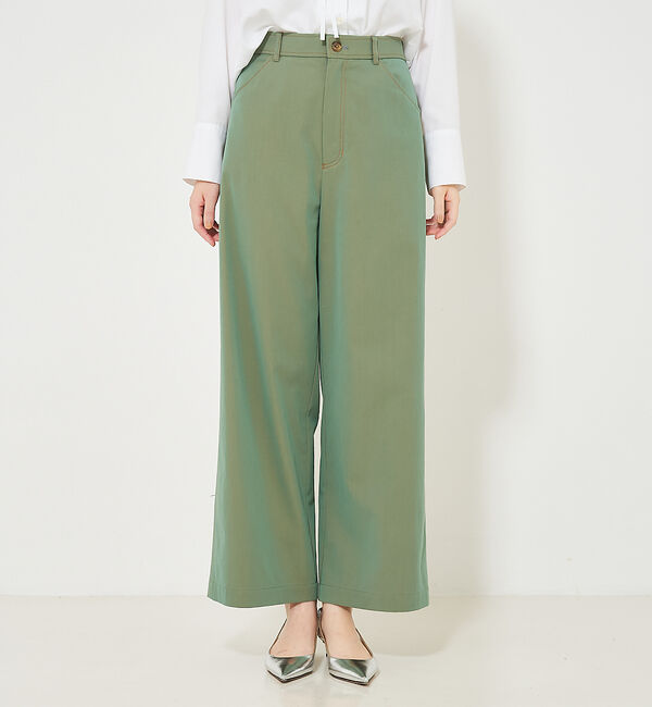 qualite「シャンブレーチノストレートパンツ」|その他|