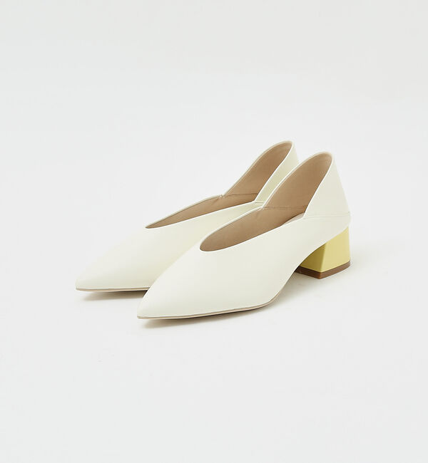 AU BANNISTER「カラーヒールポインテッド パンプス」|パンプス|