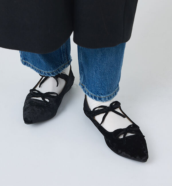 AU BANNISTER「【販売店舗限定】ダブルリボンポインテッドパンプス」|パンプス|