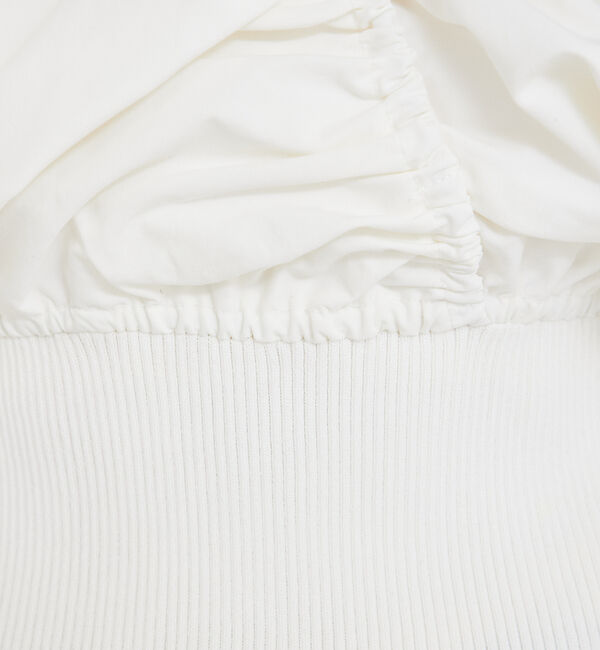 SELFIST「ニットドッキングバルーンブラウス」|シャツ・ブラウス|