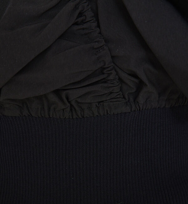 SELFIST「ニットドッキングバルーンブラウス」|シャツ・ブラウス|