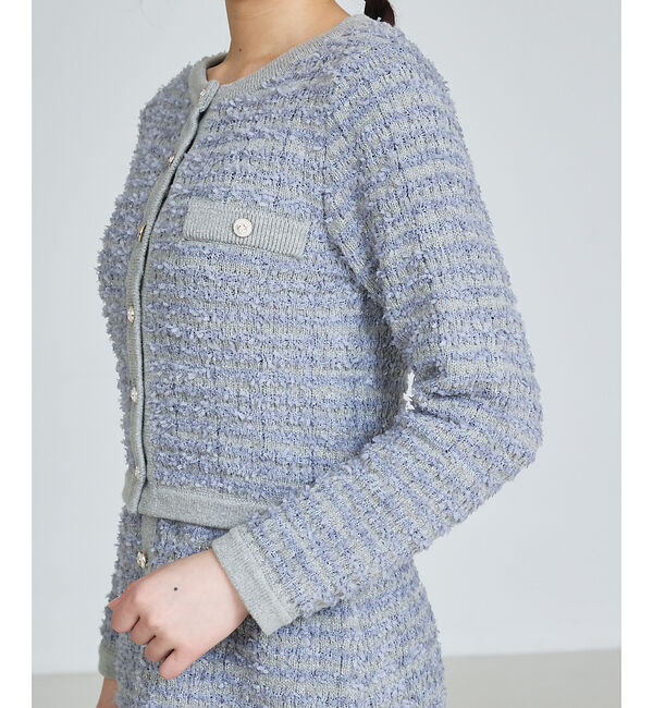 SELFIST「ラメフリンジカーディガン」|カーディガン|