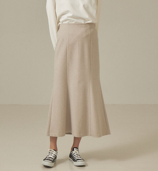 abahouse mavie「【セットアップ対応】カルゼジャージーマーメイドスカート」|スカート|アイボリー