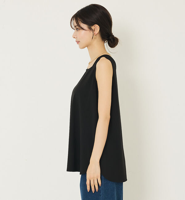 abahouse mavie「【2WAY】スクエアネックシャツヘムタンク」|キャミソール|
