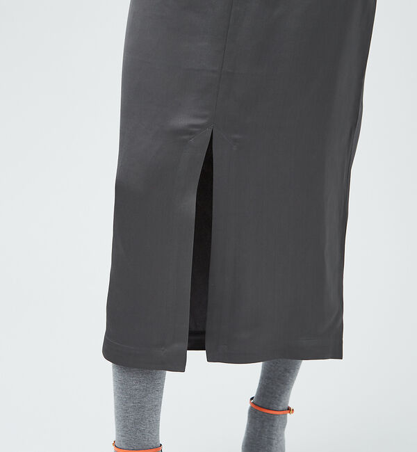 The Store by C' 「【TOTEME】フロントスリットサテンミディスカート」|スカート|