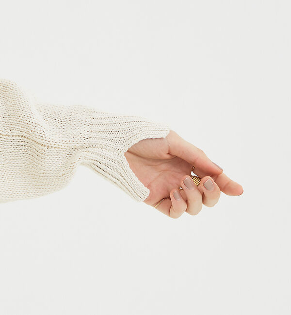 The Store by C' 「【COCUCA】リネンシルクプルオーバー」|ニット・セーター|