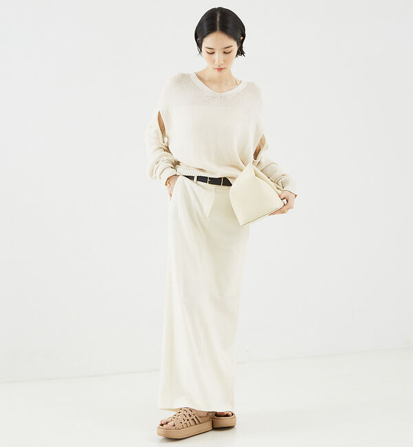 The Store by C' 「【COCUCA】リネンシルクプルオーバー」|ニット・セーター|