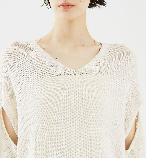 The Store by C' 「【COCUCA】リネンシルクプルオーバー」|ニット・セーター|