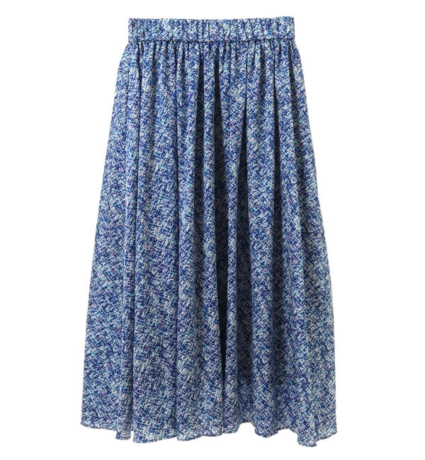 TIARA「カラースパングルプリントギャザーフレアスカート」|スカート|