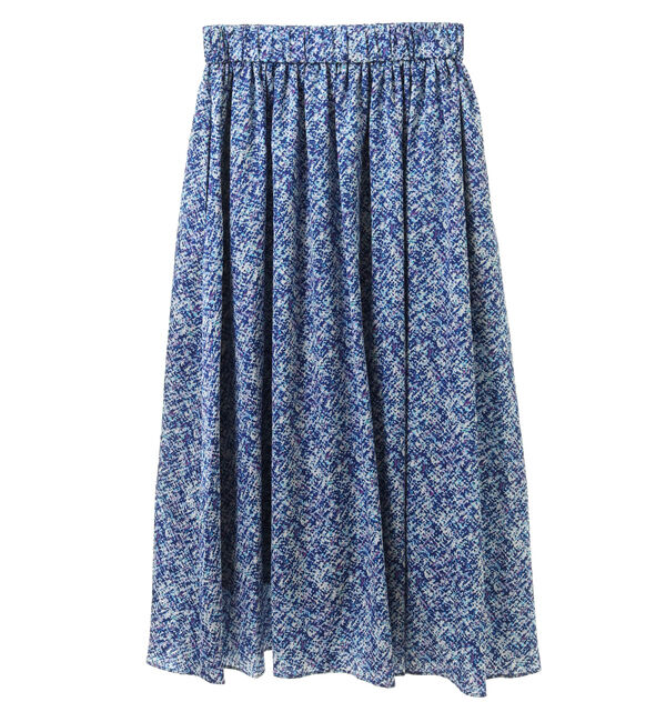 TIARA「カラースパングルプリントギャザーフレアスカート」|スカート|