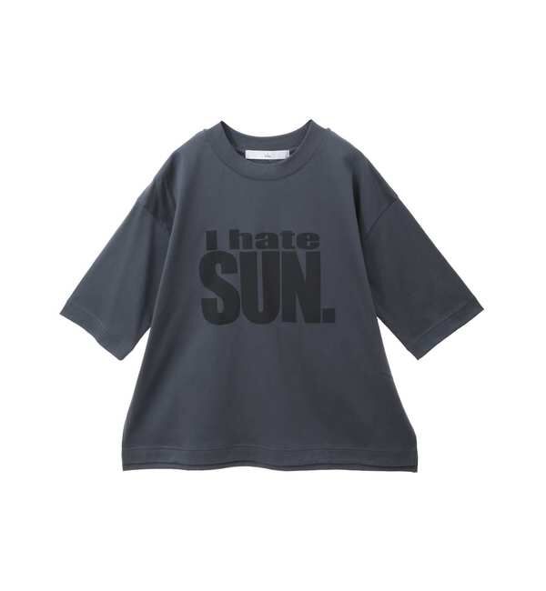 TIARA「プリントTシャツ」|Tシャツ・カットソー|チャコールグレー