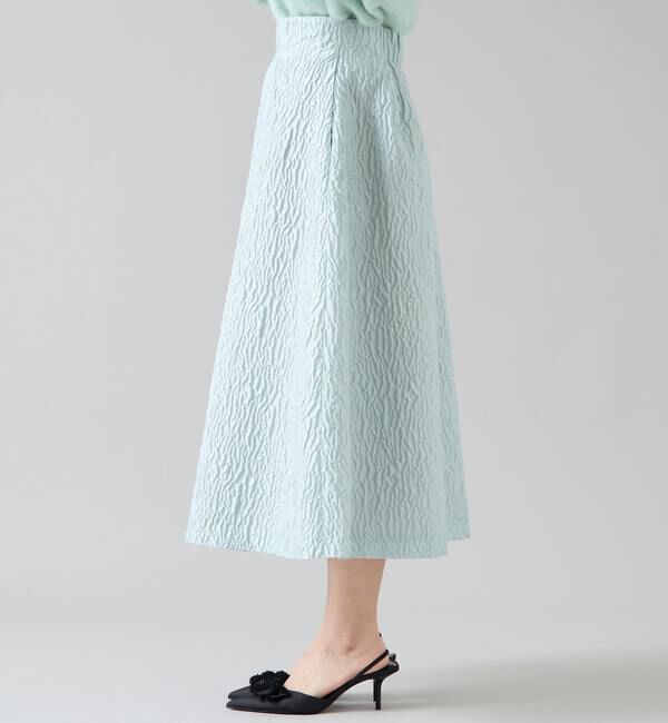 TIARA「ジャガードタックフレアスカート」|スカート|