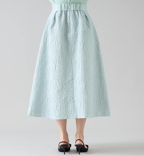 TIARA「ジャガードタックフレアスカート」|スカート|