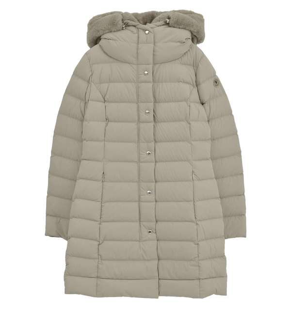 TIARA「【CAPE HORN/ケープホーン】ダウンコート（SANTACRUZ ECOFUR）」|ダウン|ベージュ