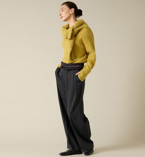 Liesse「フォックスウールボートネックニット」|ニット・セーター|