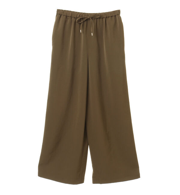 Liesse「ドロストワイドパンツ（セットアップ対応）」|その他|カーキ